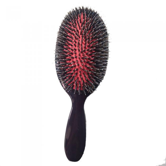 Hair Salon Tools OEM Nylon Boar Bristle Air Cushion Paddle Detangled Plastic Hair Brush