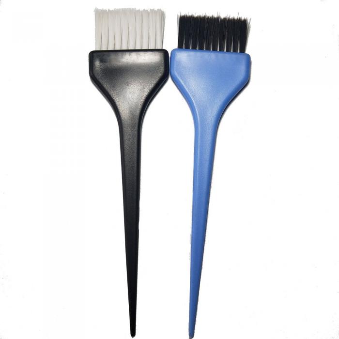Private logo plastic handle nylon bristle hair salon color product hair drying brush