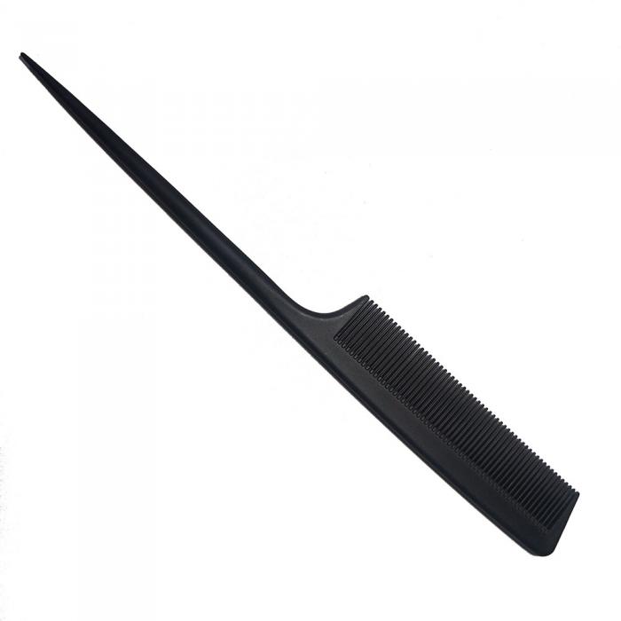 High Quality Black straight Hair Comb Salon Hair Styling Carbon Fiber Comb For Barber Hair