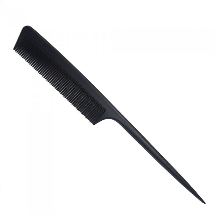 High Quality Black straight Hair Comb Salon Hair Styling Carbon Fiber Comb For Barber Hair
