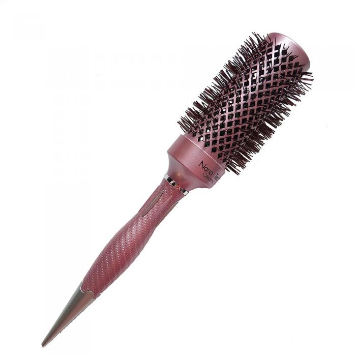 Professional Salon Rose Gold Ceramic Hairdressing Tools Round Styling Roller Hair  Brush