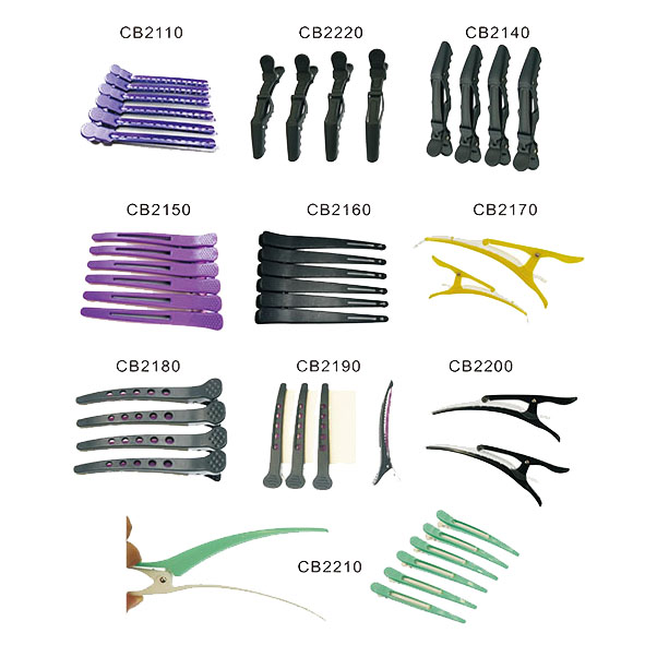 Professional Hair Styling tools Customized OEM Carbon Hair Clips Wholesale Price