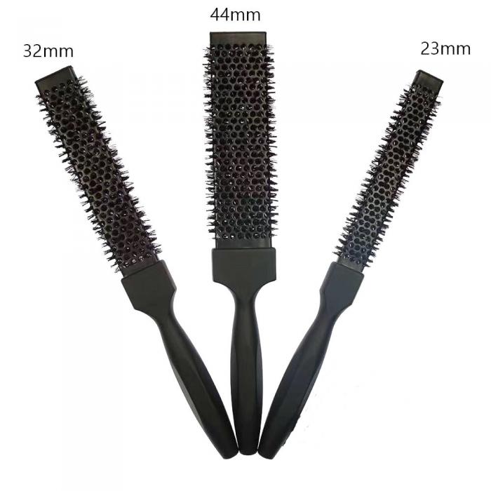 2019 New Professional Salon Tool 165mm Longer Barrel Square Ceramic Ionic Curling Hair Brush