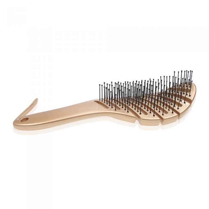 Beauty Tools Ribs Straight Hair Comb Bendable Nylon Vent hair brush For sale