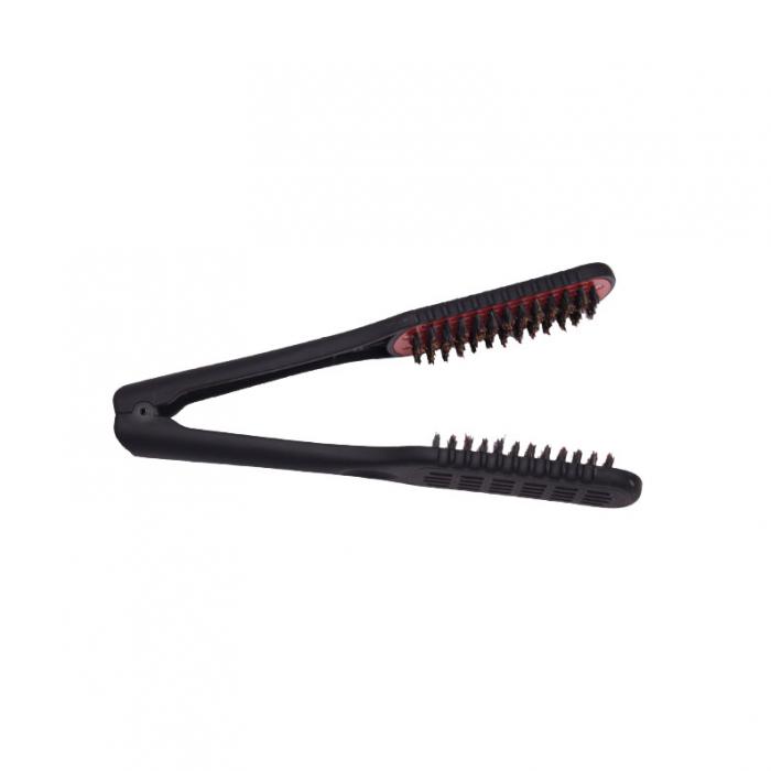 Professional Salon Tools boar bristle static straightener hair brush without electricity