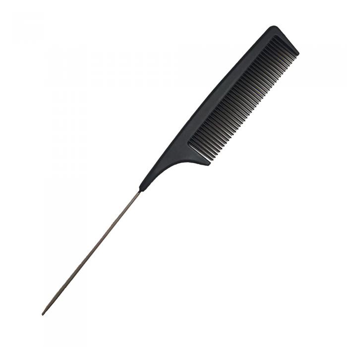Wholesale Hair Tools Styling Plastic and Metal Pin Rat Tail Carbon Hair Combs with Logo