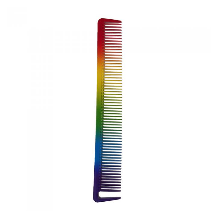 Plastic Colorful Comb Hair Cutting Barber Stylish Hairdressing Plating Comb for Salon