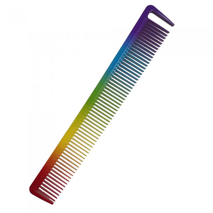 Plastic Colorful Comb Hair Cutting Barber Stylish Hairdressing Plating Comb for Salon
