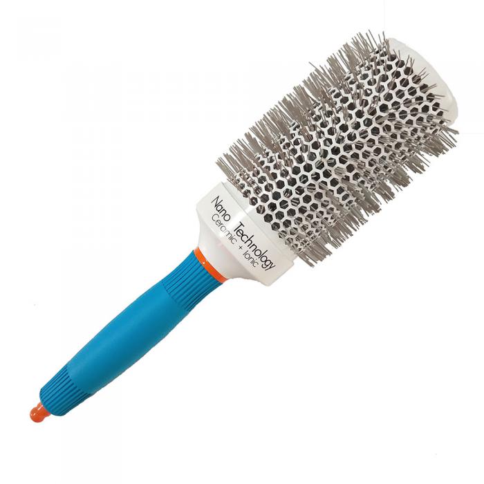 Best Selling Hair Product Blue Handle Roller Ionic Round Hair Brush For Hair Box
