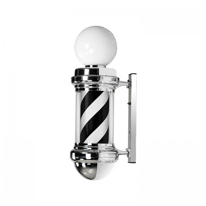 Stylish Salon barber shop sign pole gold pole with led light