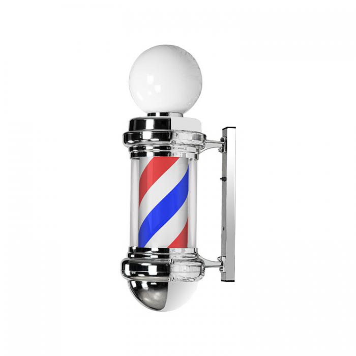Stylish Salon barber shop sign pole gold pole with led light